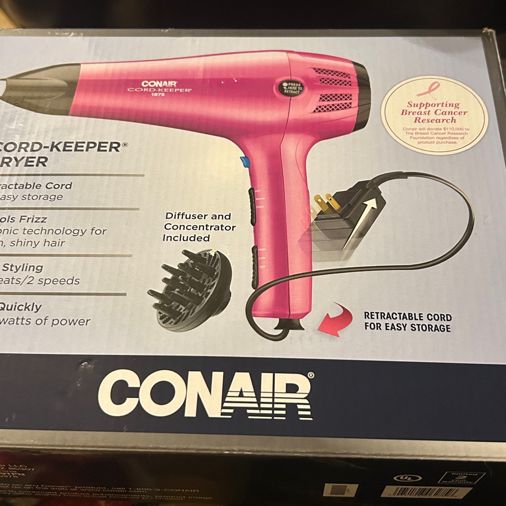 Conair Pink Hair Dryer